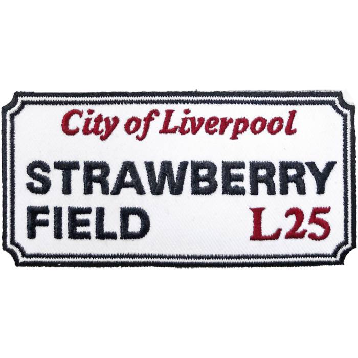 Rock Off Standard Patch: Strawberry Field Liverpool Sign 114972