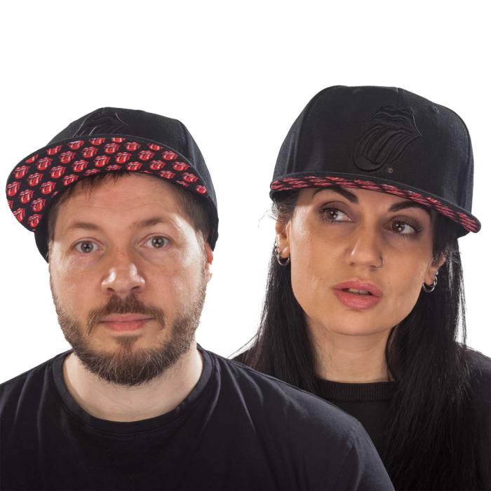 The Rolling Stones unisex snapback kapa Classic Tongue (črna) 115026