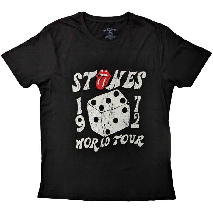 The Rolling Stones Unisex T-Shirt: Dice Tour '72 115074