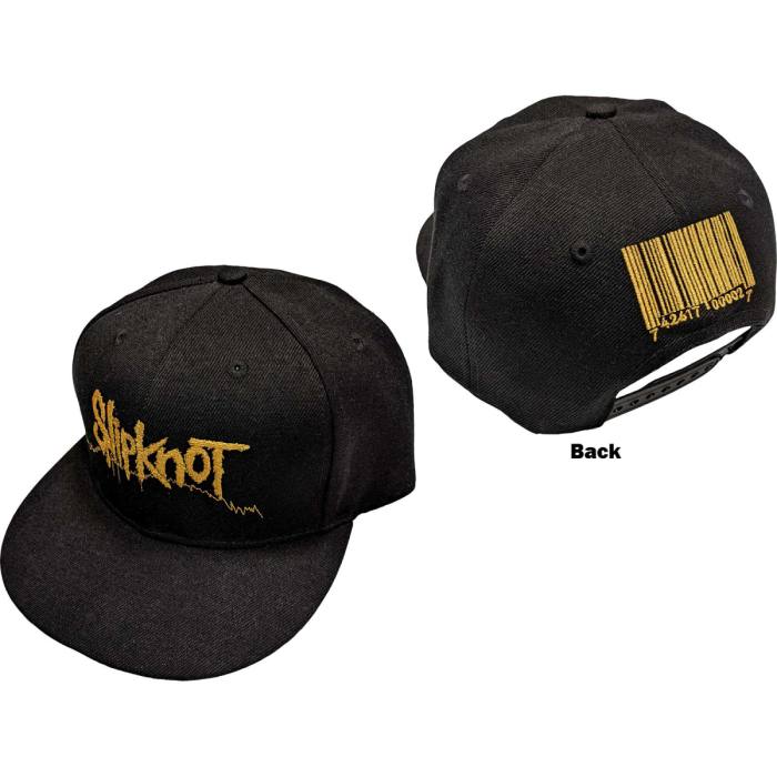 Slipknot Unisex Snapback Cap: Barcode (Črna) (Zadnji tisk) 115120