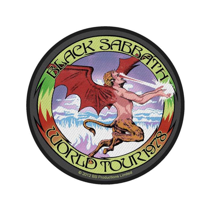 Black Sabbath Standard Patch: World Tour 1978 115460