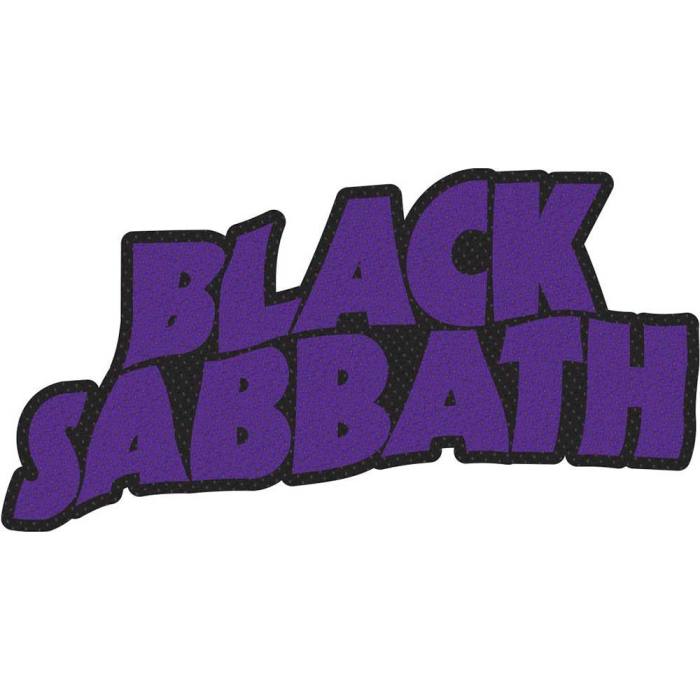 Black Sabbath Standard Patch: Logo Cut Out 115513