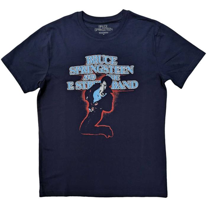 Bruce Springsteen Unisex T-Shirt: The E-Street Band (Mornarsko modra) 115518