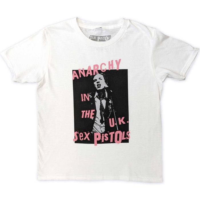 The Sex Pistols otroški T-shirt: Anarchy In The UK (bela) 115526