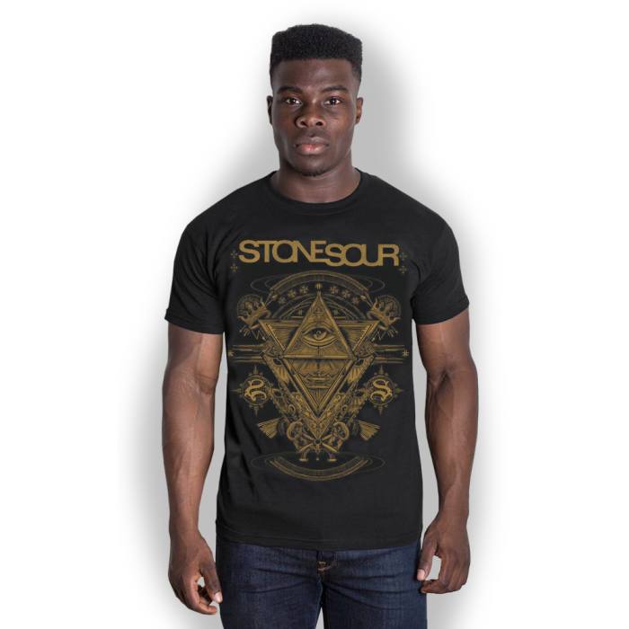 Stone Sour Unisex T-Shirt: Pyramid (črna) 115535