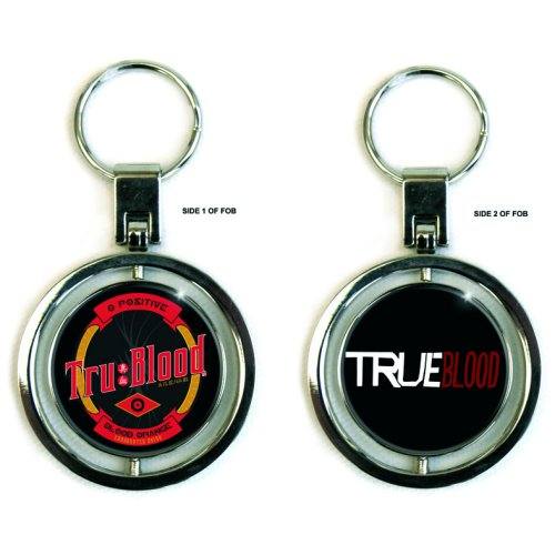 True Blood Keychain Spinner: Bottle Label 115584