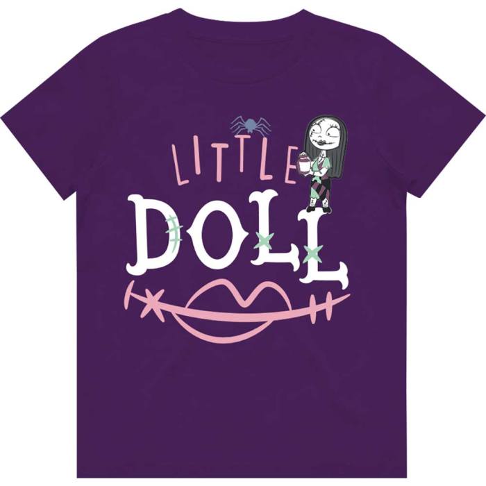 The Nightmare Before Christmas Kids Girls T-Shirt: Little Doll (Purple) 115605