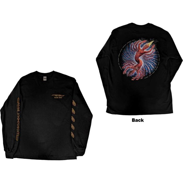 Tool Unisex Long Sleeve T-Shirt: Spiral Tour 2022 (Back Print) (Ex-Tour) 115613
