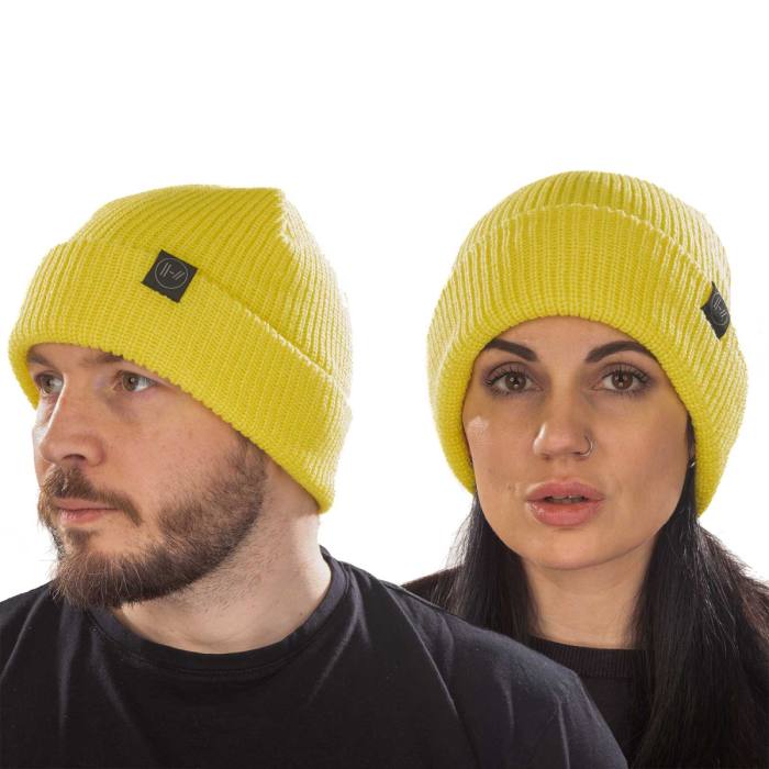 Twenty One Pilots Beanie: Double Bars (Rumena) 115618