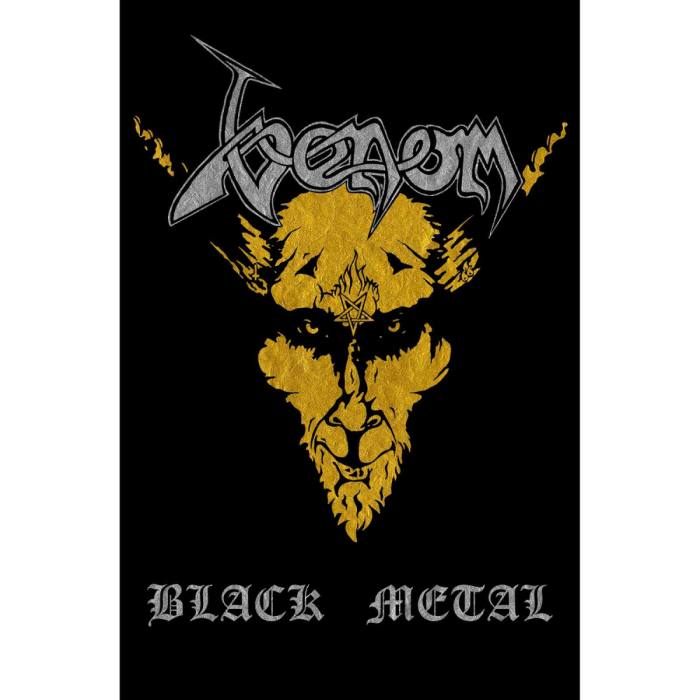 Venom Textile Poster: Black Metal 115622