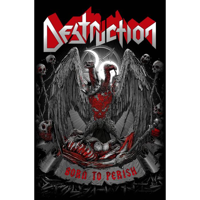 Destruction Textile Poster: Born To Perish 115693