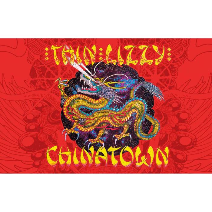 Thin Lizzy Textile Poster: Chinatown 115745
