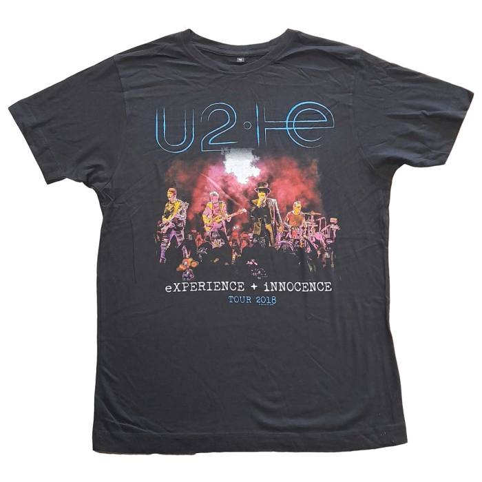 U2 Unisex T-Shirt: Live Photo 2018 (črna, ex-tour) 115785