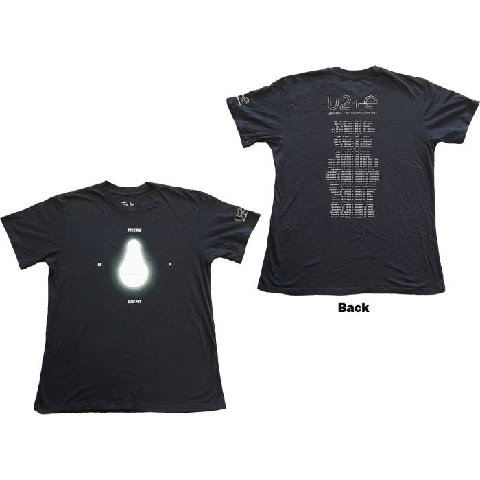 U2 Unisex T-Shirt: I+E Tour 2015 There Is A Light 115800