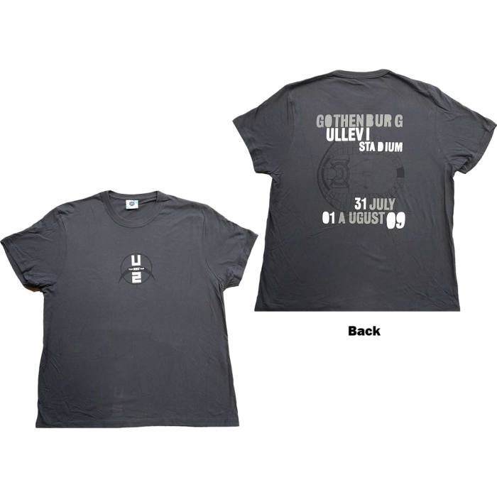 U2 Unisex T-Shirt: 360 Degree Tour Gothenburg 2009 115804