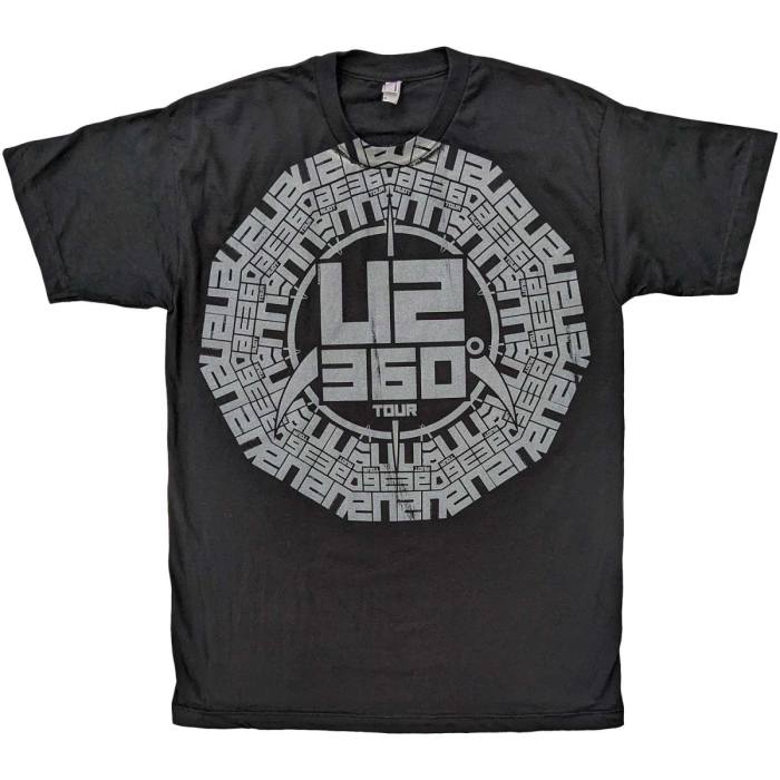 U2 Unisex T-Shirt: 360 Degree Tour Logo 115816