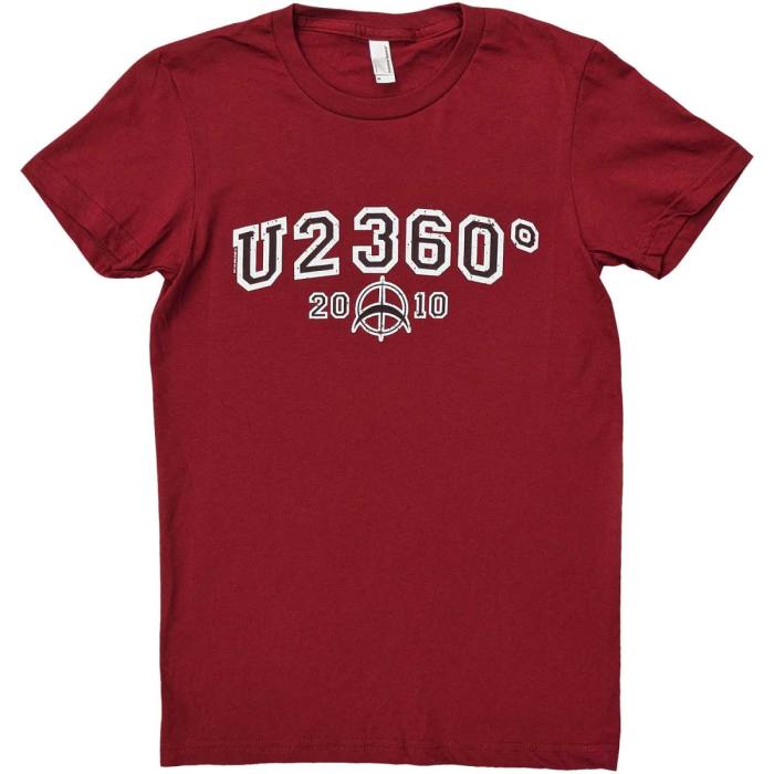 U2 Ladies T-Shirt: 360 Degree Tour 2010 Logo 115818