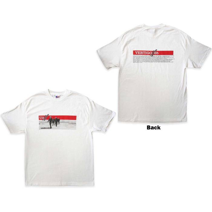 U2 Unisex T-Shirt: Vertigo 2005 Band Photo 115824