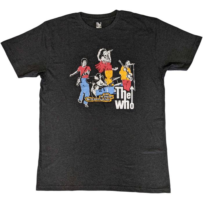 The Who Unisex T-Shirt: Bootleg (Charcoal Grey) 115958