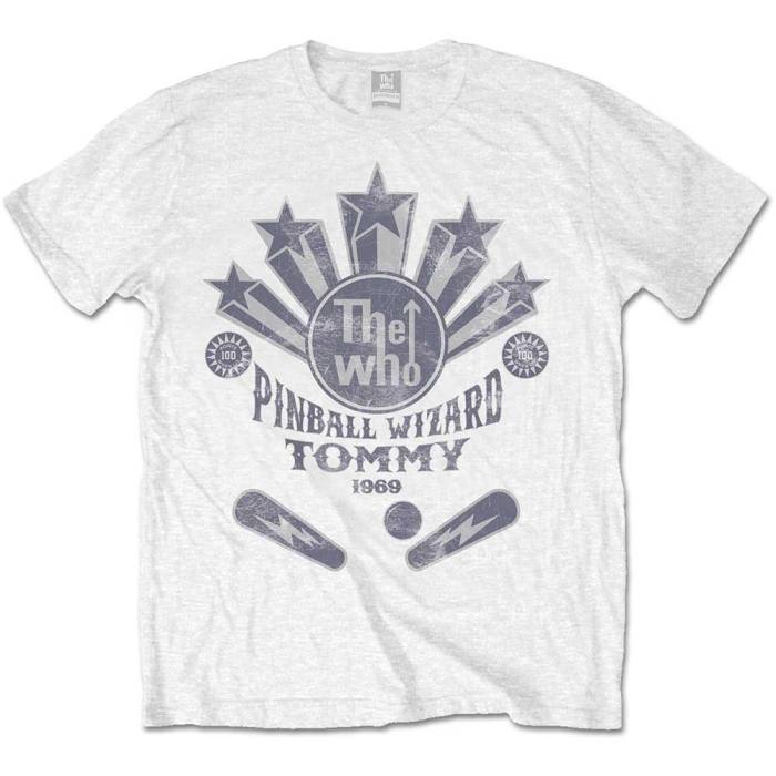 The Who Unisex T-Shirt: Pinball Wizard Flippers (White) 115960
