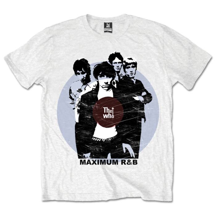 The Who Unisex T-Shirt: Maximum R&B (White) 115962