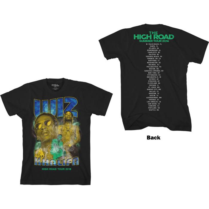 Wiz Khalifa Unisex T-Shirt: 90's (Back Print) 115966