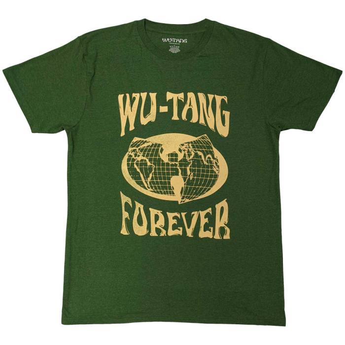 Wu-Tang Clan Unisex T-Shirt: Forever (Zelena) 115995