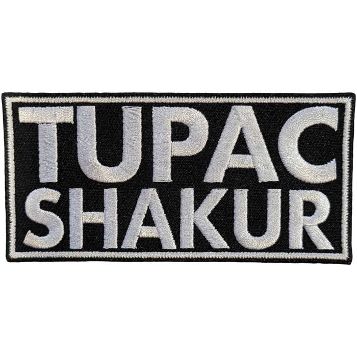 Tupac našitek: Text Logo 116113