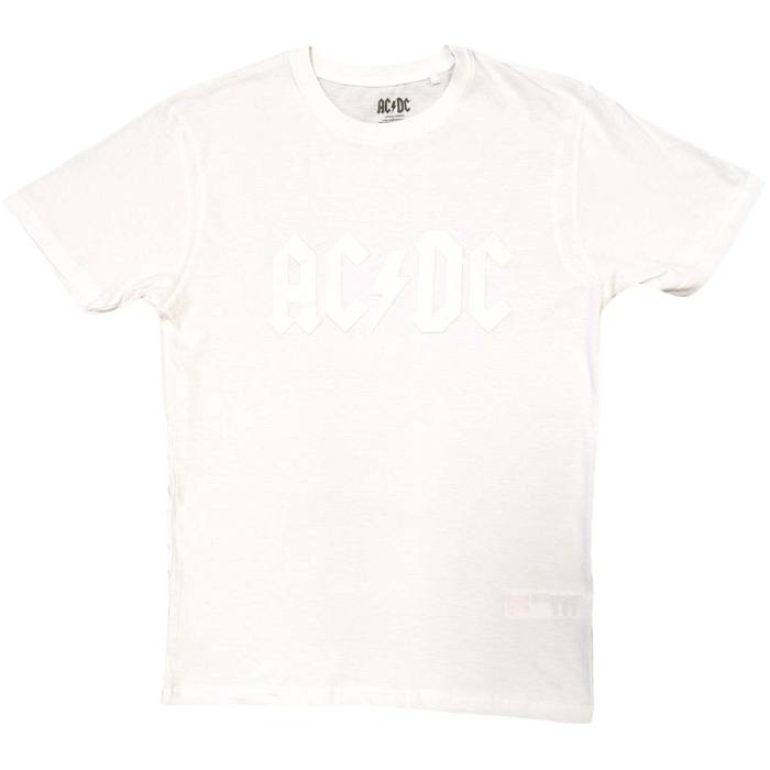 AC/DC Unisex Hi-Build T-Shirt: Logo (beli na belem) 116305