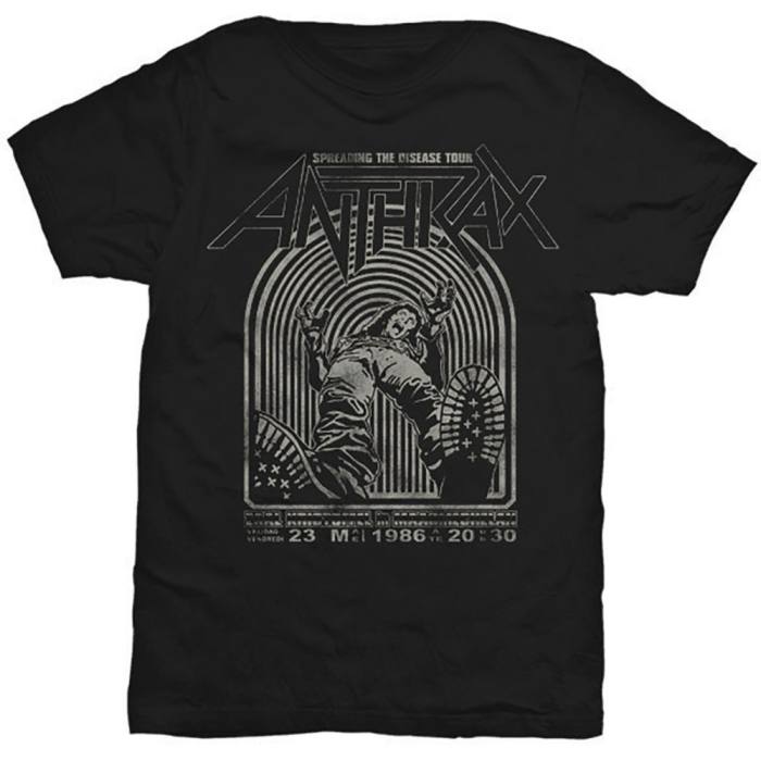 Anthrax unisex T-shirt: Spreading the Disease (črna) 116546