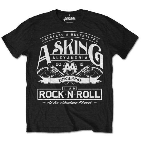 Asking Alexandria unisex T-shirt: Rock 'n Roll (črn) 116586