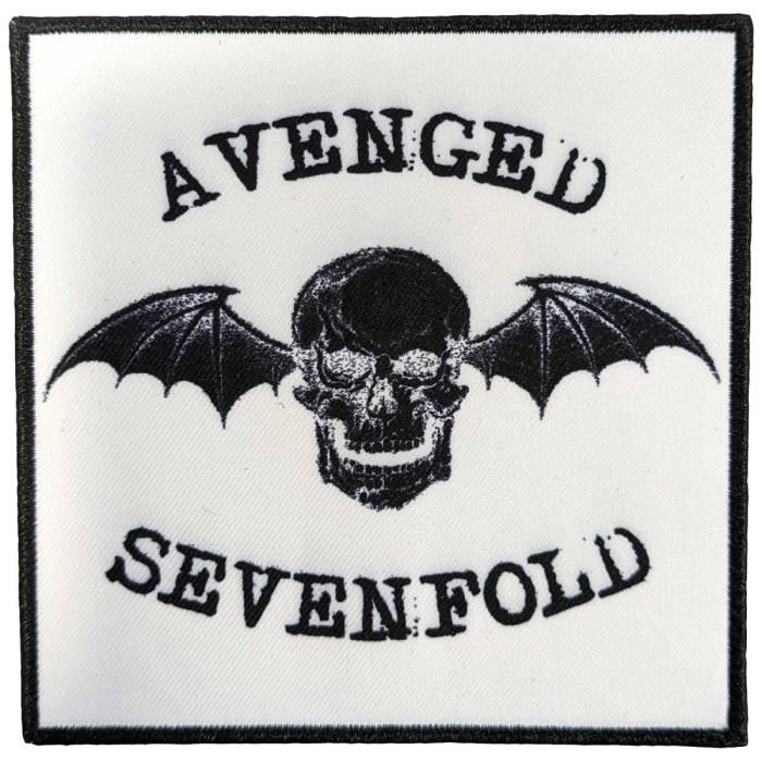Avenged Sevenfold standardni našitek: Classic Deathbat Negative 116598