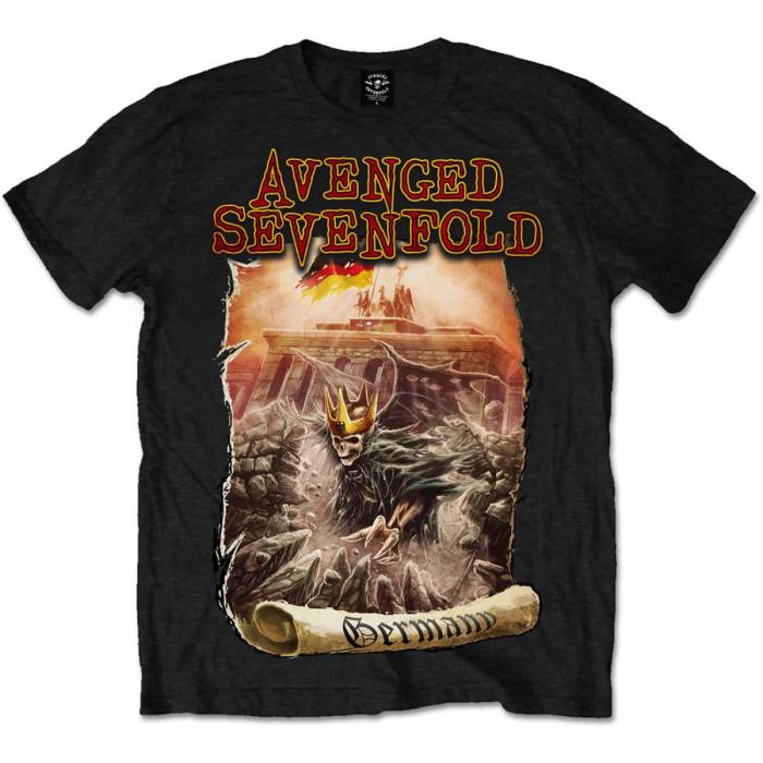 Avenged Sevenfold Unisex T-Shirt: Germany (Black) 116633