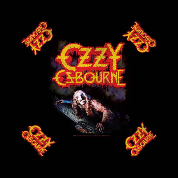 Ozzy Osbourne unisex bandana Bark at the Moon (črna) 116687