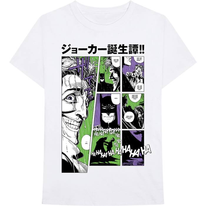 DC Comics Unisex T-Shirt: Joker Sweats Manga 116792
