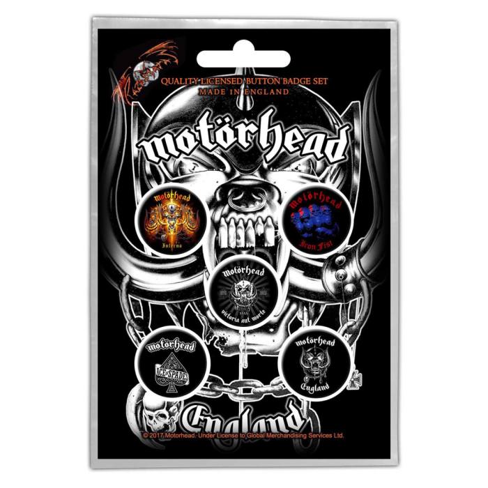 Motorhead set značk England 116797