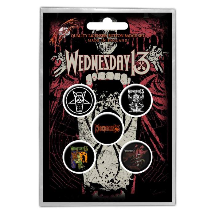 Wednesday 13 Button Badge Pack: Condolences 116810