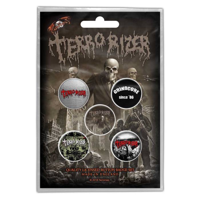 Terrorizer Button Badge Pack: Caustic Attack 116820
