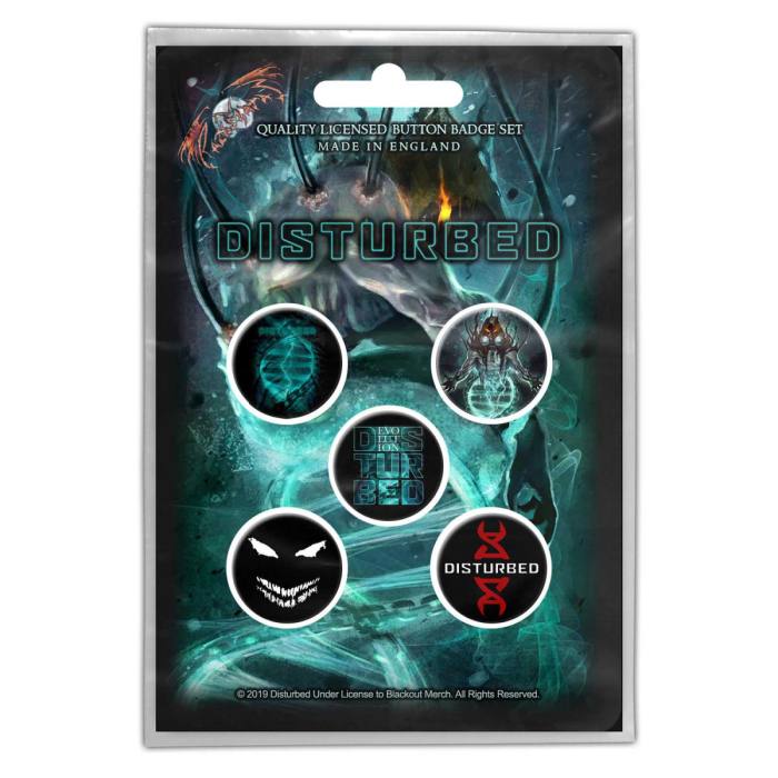 Disturbed Button Badge Pack: Evolution (Retail Pack) 116827