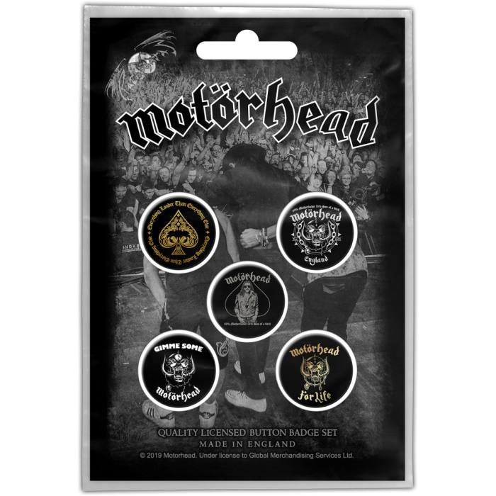 Motörhead set značk – Clean Your Clock 116837