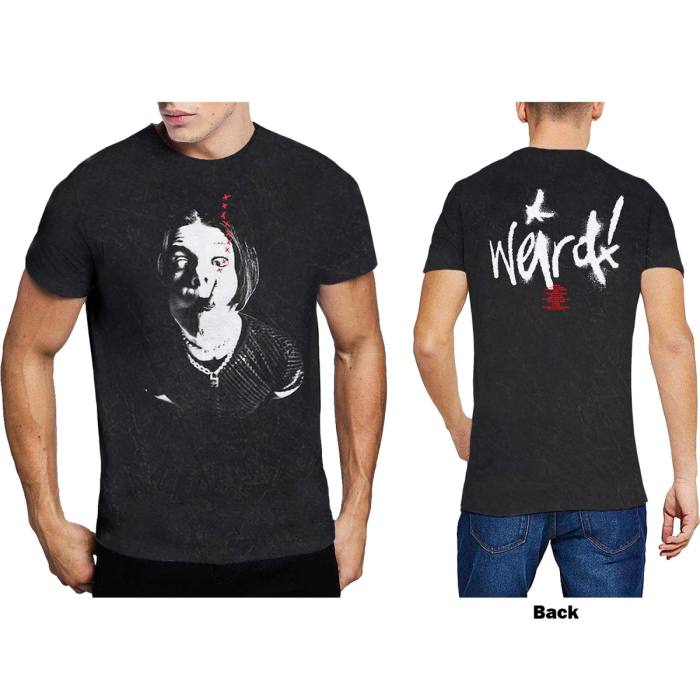 Yungblud Unisex T-Shirt: Weird (Black) (Back Print & Wash Collection) 116017