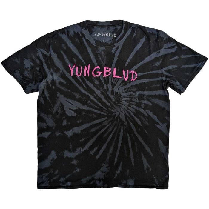 Yungblud Unisex T-Shirt: Scratch Logo (Black) (Wash Collection) 116019