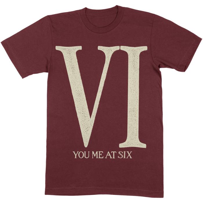 You Me At Six Unisex T-Shirt: Roman VI 116024