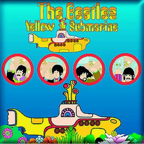The Beatles Magnet: Yellow Submarine Portholes 116040