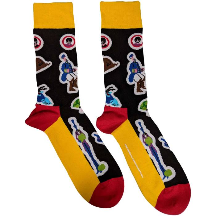 The Beatles Unisex Ankle Socks: Portholes & Characters 116053