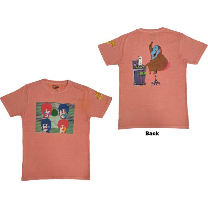 The Beatles Unisex T-Shirt: Yellow Submarine Magic Piano (Roza) 116065