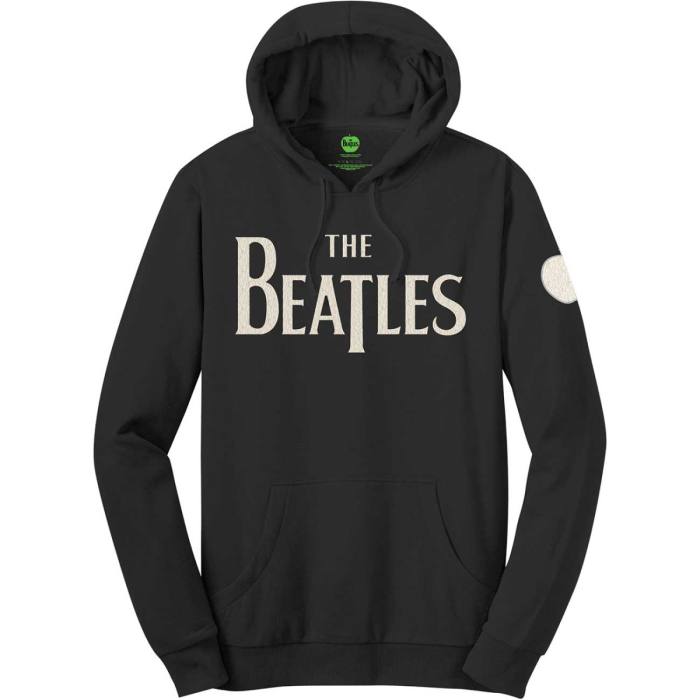 The Beatles Unisex Pullover Hoodie: Logo & Apple 117008