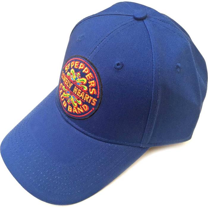 The Beatles Unisex Baseball Cap: Sgt Pepper Drum (Mid-Blue) 117044