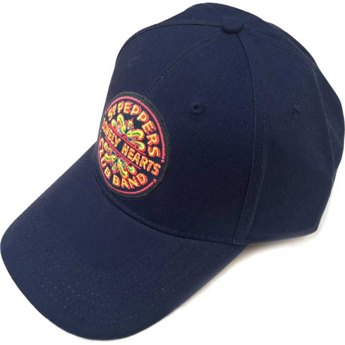 The Beatles Unisex Baseball Cap: Sgt Pepper Drum (Navy Blue) 117045