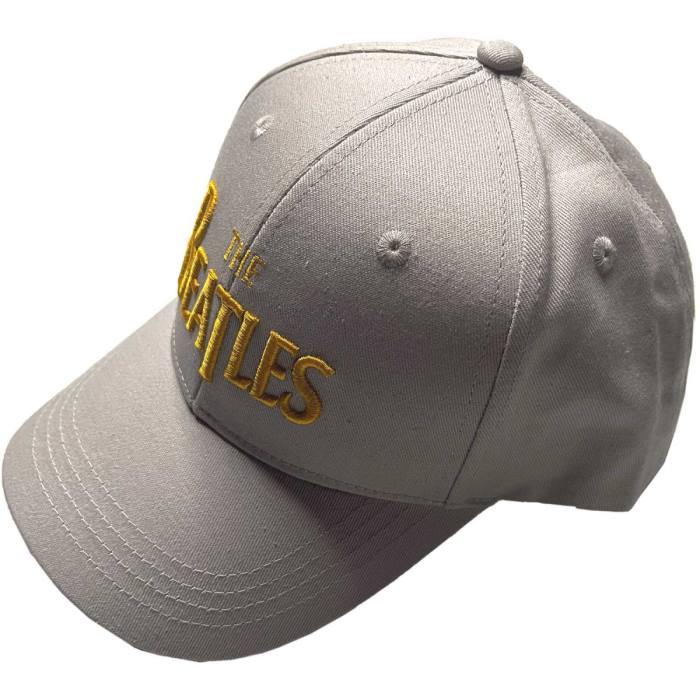 The Beatles unisex kapa s ščitnikom Gold Drop T Logo (siva) 117048
